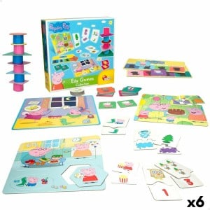 Educational Game Peppa Pig Edu Games Collection 24,5 x 0,2 x 24,5 cm (6 Units) 10-in-1