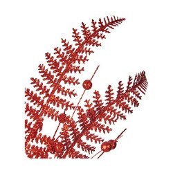 Branch Red Christmas 90 cm 12 Units Plastic (12 Units)