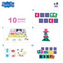 Jouet Educatif Peppa Pig Edu Games Collection 24,5 x 0,2 x 24,5 cm (6 Unités) 10 en 1