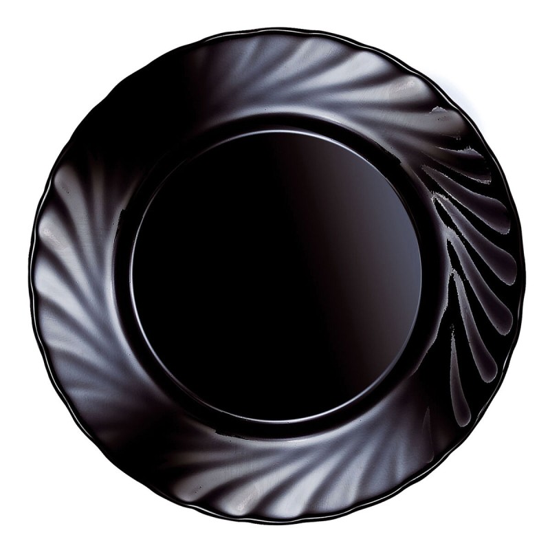 Dessert dish Luminarc Trianon Black Glass (Ø 19,5 cm) (24 Units)