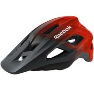 Fahrradhelm für Erwachsene Reebok Schwarz Rot Visier