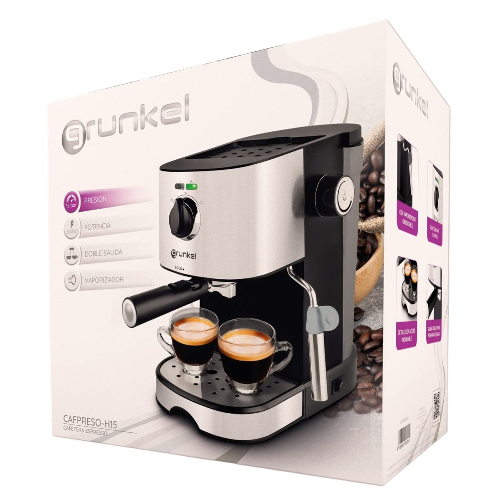 Cafetière goutte à goutte Grunkel Argenté 850 W 1 L