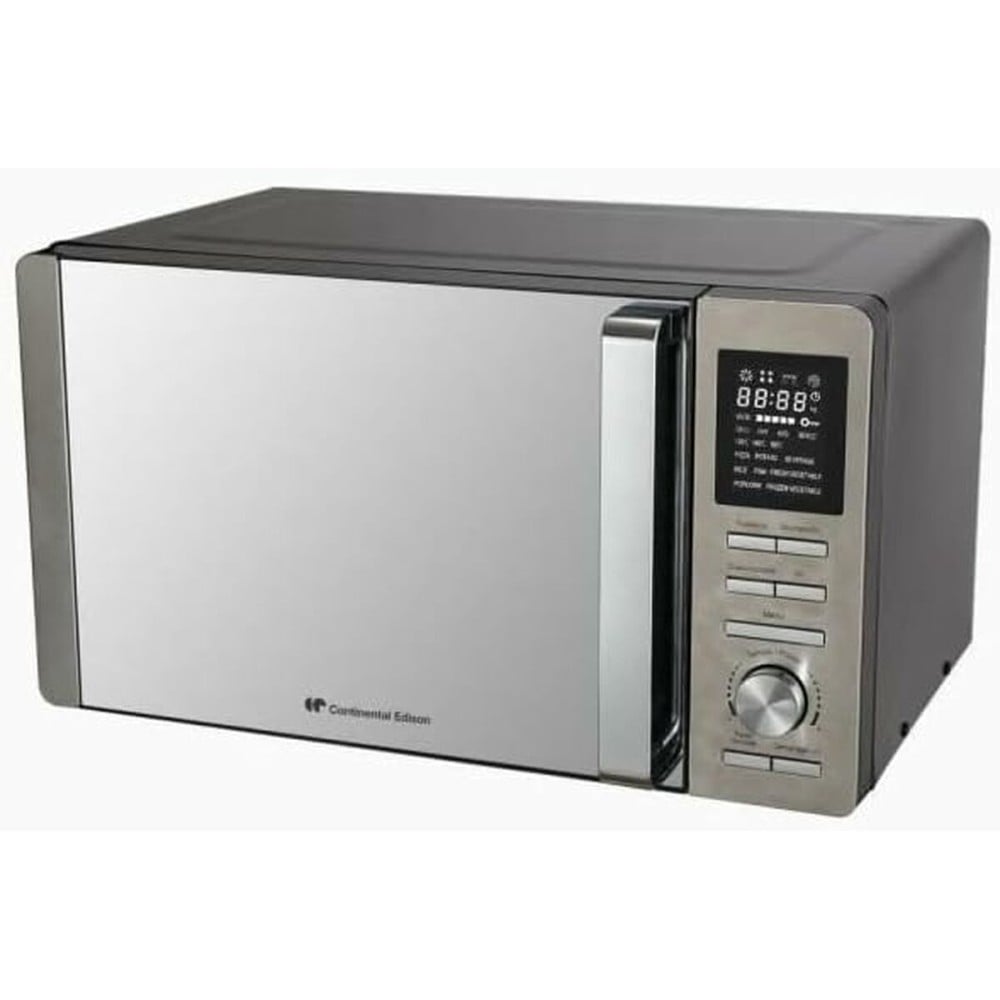 Mikrowelle mit Grill Continental Edison 900 w 25 L Silberfarben 900 W 25 L