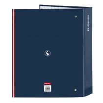 Ring binder El Ganso Classic Navy Blue A4 27 x 33 x 6 cm