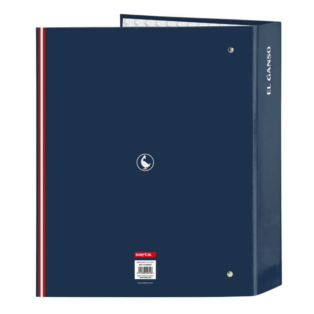 Ring binder El Ganso Classic Navy Blue A4 27 x 33 x 6 cm