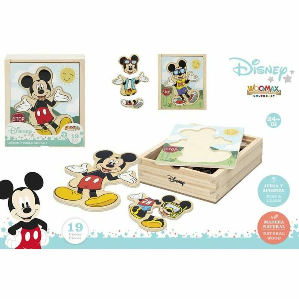 Kinder Puzzle aus Holz Disney Holz (19 pcs)