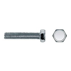 Schraubenkasten CELO M6 x 25 mm 6 x 25 mm Metrisches Gewinde 250 Stück Verzinkt