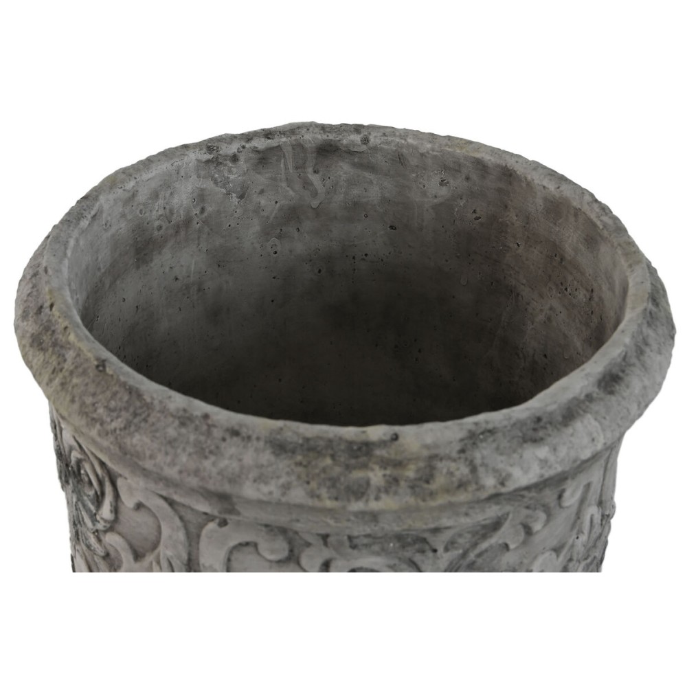 Planter Home ESPRIT White Grey Cement 22 x 22 x 29 cm