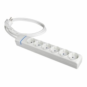 6-socket plugboard without power switch Solera 8016p 250 V 16 A (1,5 m)