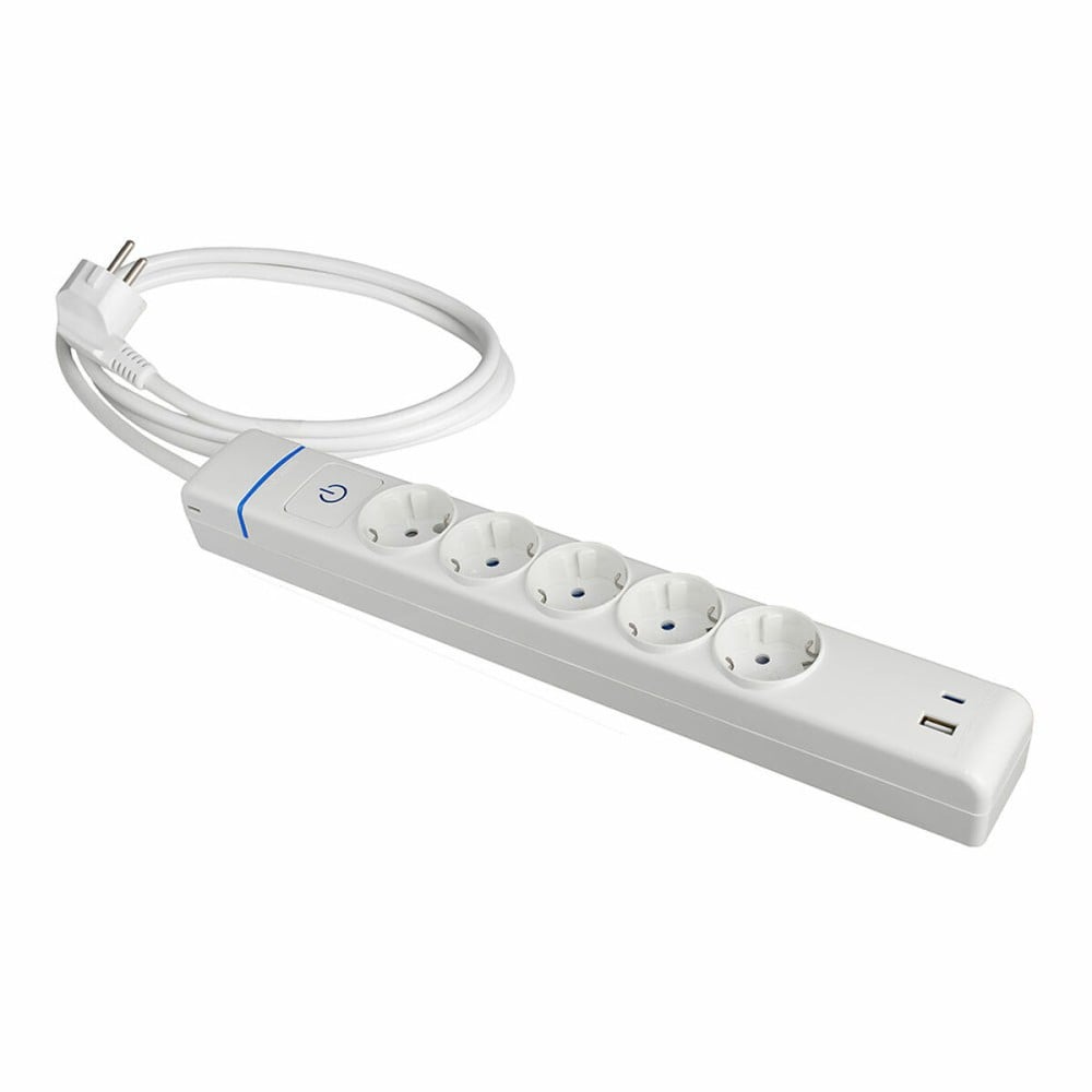 Steckerleiste mit 5 Steckdosen und Schalter Solera 51ilac USB 250 V 16 A (1,5 m)