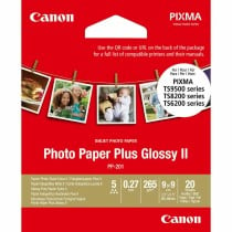 Papier Photo Glacé Canon Plus Glossy II 9 x 9 cm