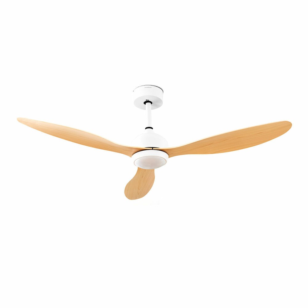 Ventilateur de Plafond avec Lumière LED et 3 Pales ABS Wuled InnovaGoods Bois 36 W 52" Ø132 cm