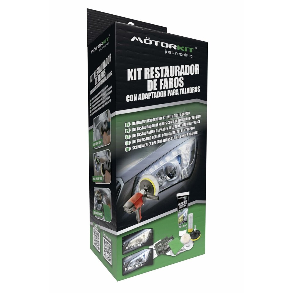 Restaurateur de phares Motorkit MOT1005 Perceuse