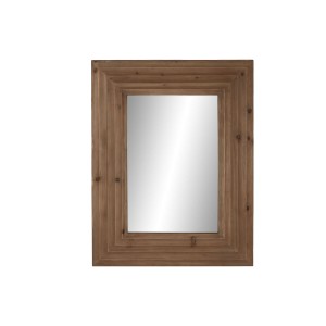 Wall mirror Home ESPRIT Brown Natural Modern 104 x 9 x 135 cm