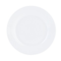 Assiette plate Quid Basic Blanc Céramique 23 cm (12 Unités)