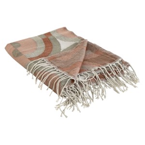 Bed Cover Home ESPRIT Multicolour Pink 130 x 170 cm