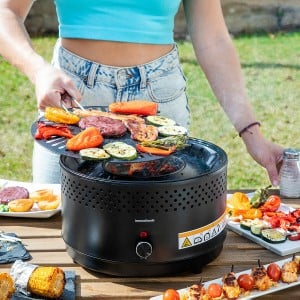 Portable Smokeless Charcoal Barbecue CleanQ InnovaGoods