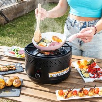 Barbecue Charbon de Bois sans Fumée Portable CleanQ InnovaGoods