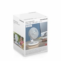 Tischventilator mit Akku und LED FanLed InnovaGoods Ø6,6'' 4000 mAh