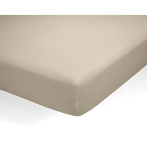 Spannbetttuch Alexandra House Living QUTUN Taupe 200 x 200 cm 200 x 1 x 200 cm