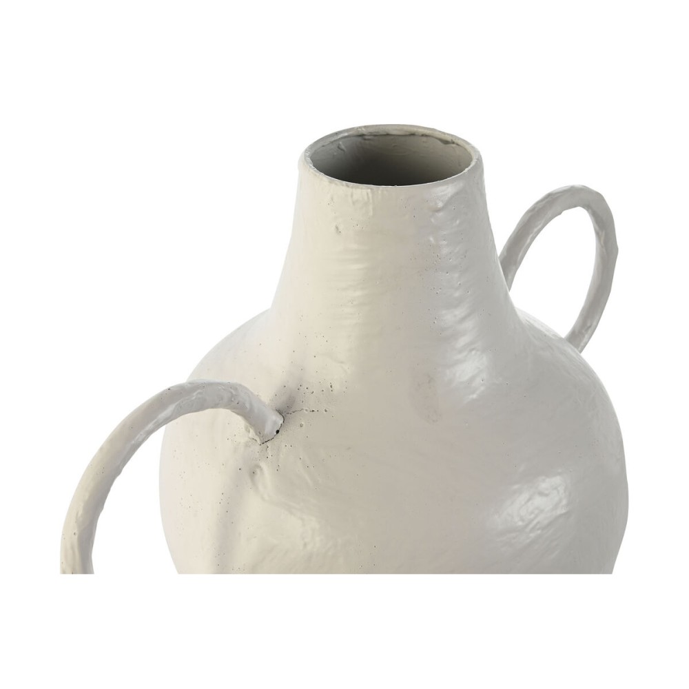 Vase Home ESPRIT Blanc Métal 33,5 x 20 x 36 cm