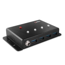 USB Hub LINDY 43374 Black (1 Unit)