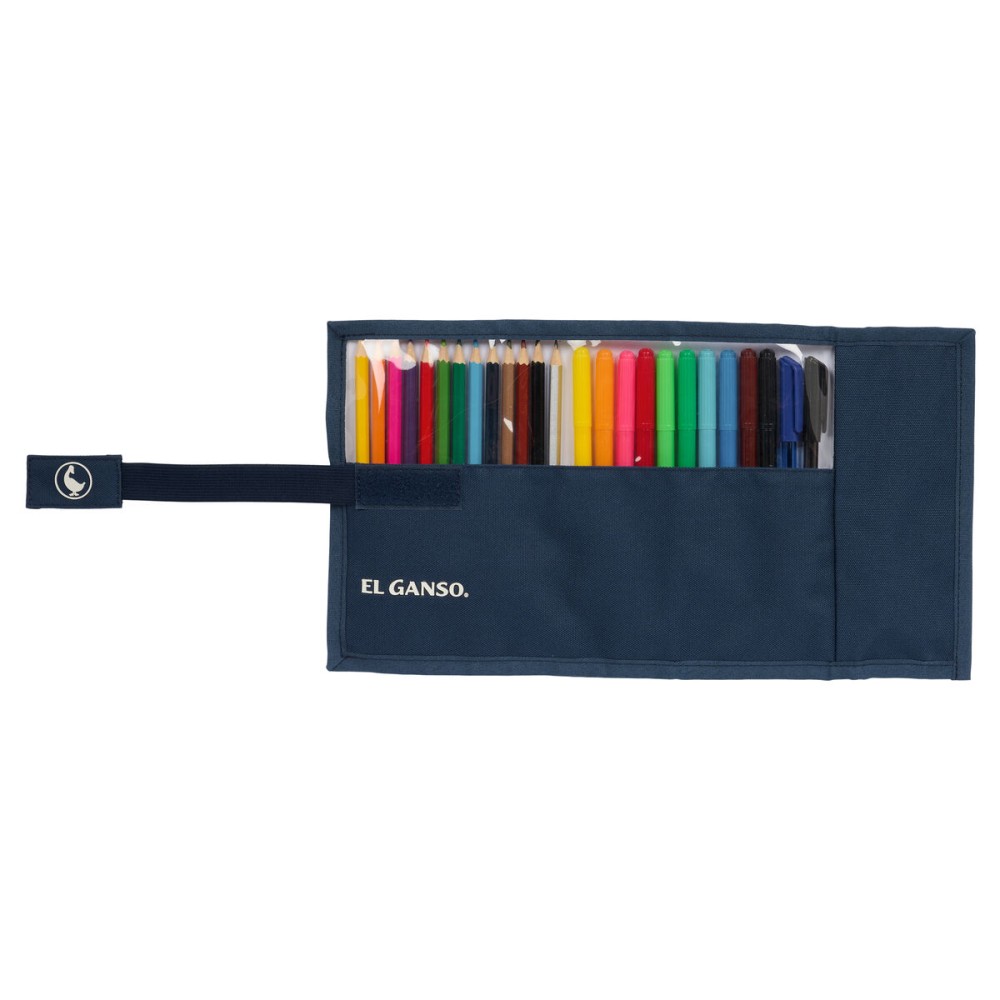 Trousse d'écolier El Ganso Classic Blue marine 7 x 20 x 7 cm 27 Pièces