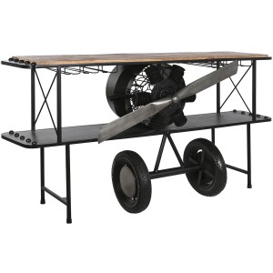 Eingangsbereich Home ESPRIT Braun Schwarz 191 x 58 x 96 cm 191 x 58 x 91 cm