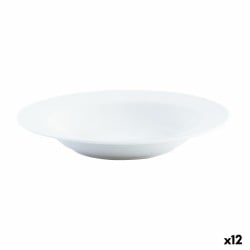 Suppenteller Quid Basic Weiß aus Keramik Ø 21,5 cm (12 Stück)