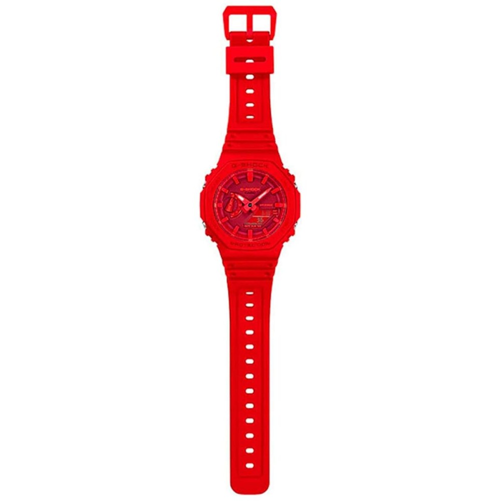 Montre Unisexe Casio GA-2100-4AER Rouge Multifonction