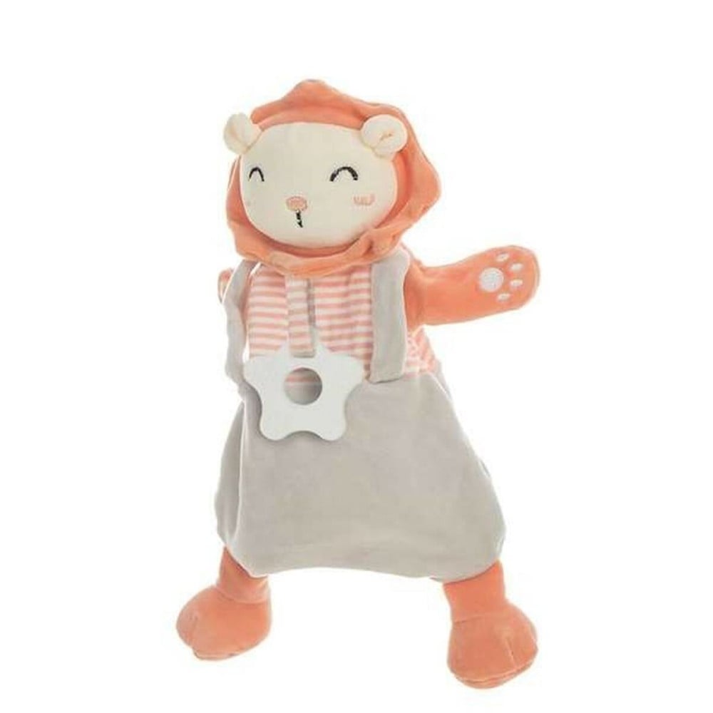 Marionnette en peluche Litière Hochet Lion 35 cm