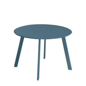 Table Marzia Bleu Acier Acier 60 x 60 x 42 cm