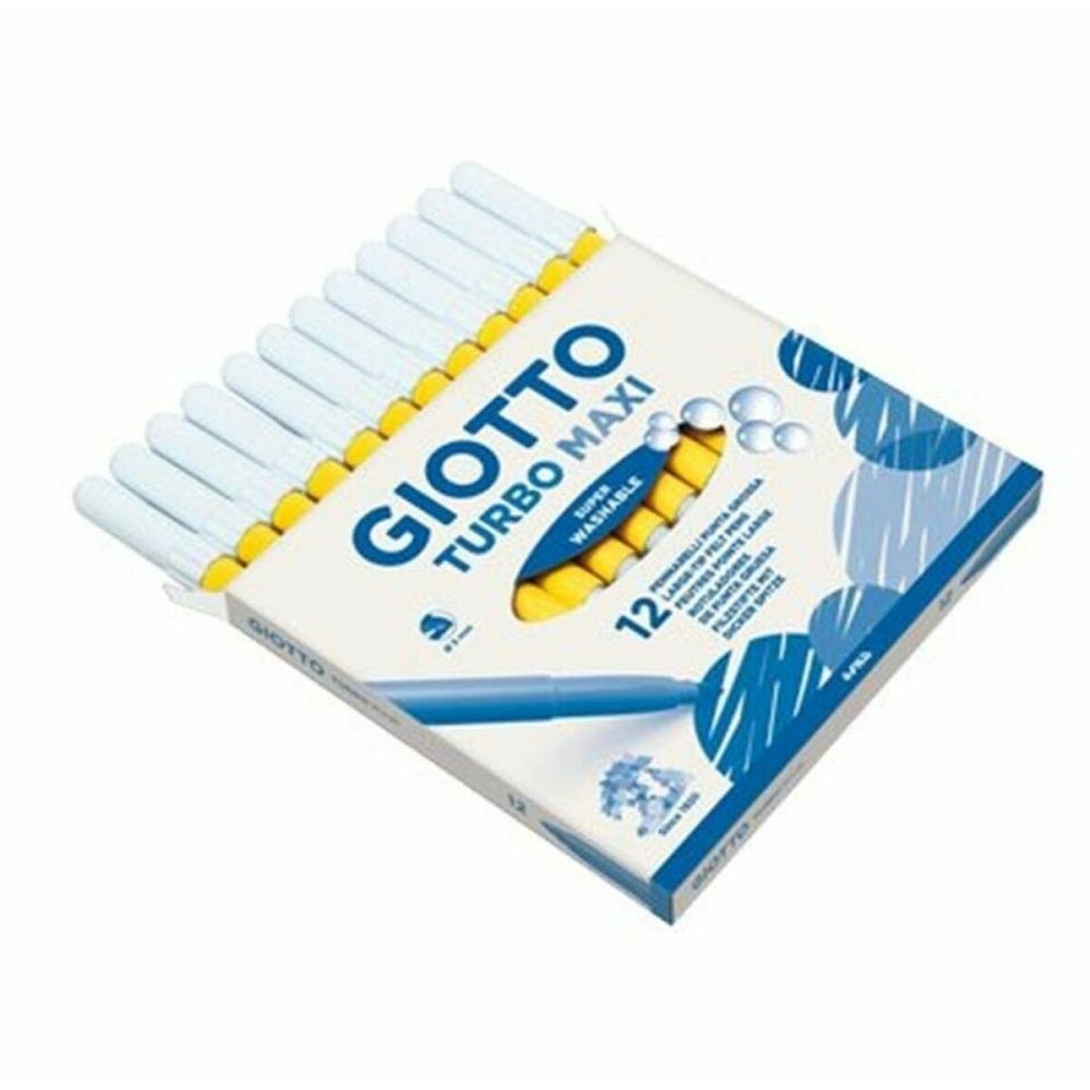 Marker-Set Giotto Turbo Maxi Gelb (5 Stück)