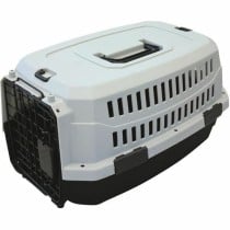 Cage de Transport MPETS Noir Gris 48,3 x 32 x 25,4 cm