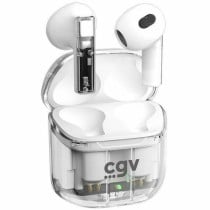 Wireless Earphones with Charging Case CGV URBAN GHOST White