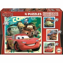 Puzzle Educa Cars (4 Stück)