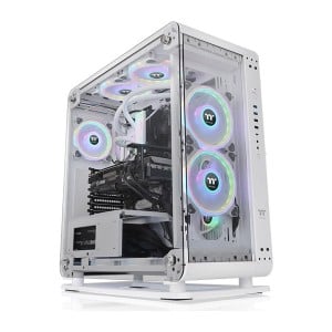 Boîtier ATX semi-tour THERMALTAKE Core P6 TG Snow Blanc