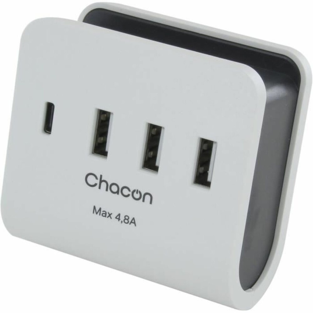 Chargeur Voiture Mur Chacon Blanc