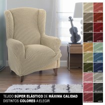 Wingback chair cover Sofaskins NIAGARA