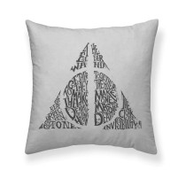 Cushion cover Harry Potter Dealthy Hallows Grey Multicolour 50 x 50 cm