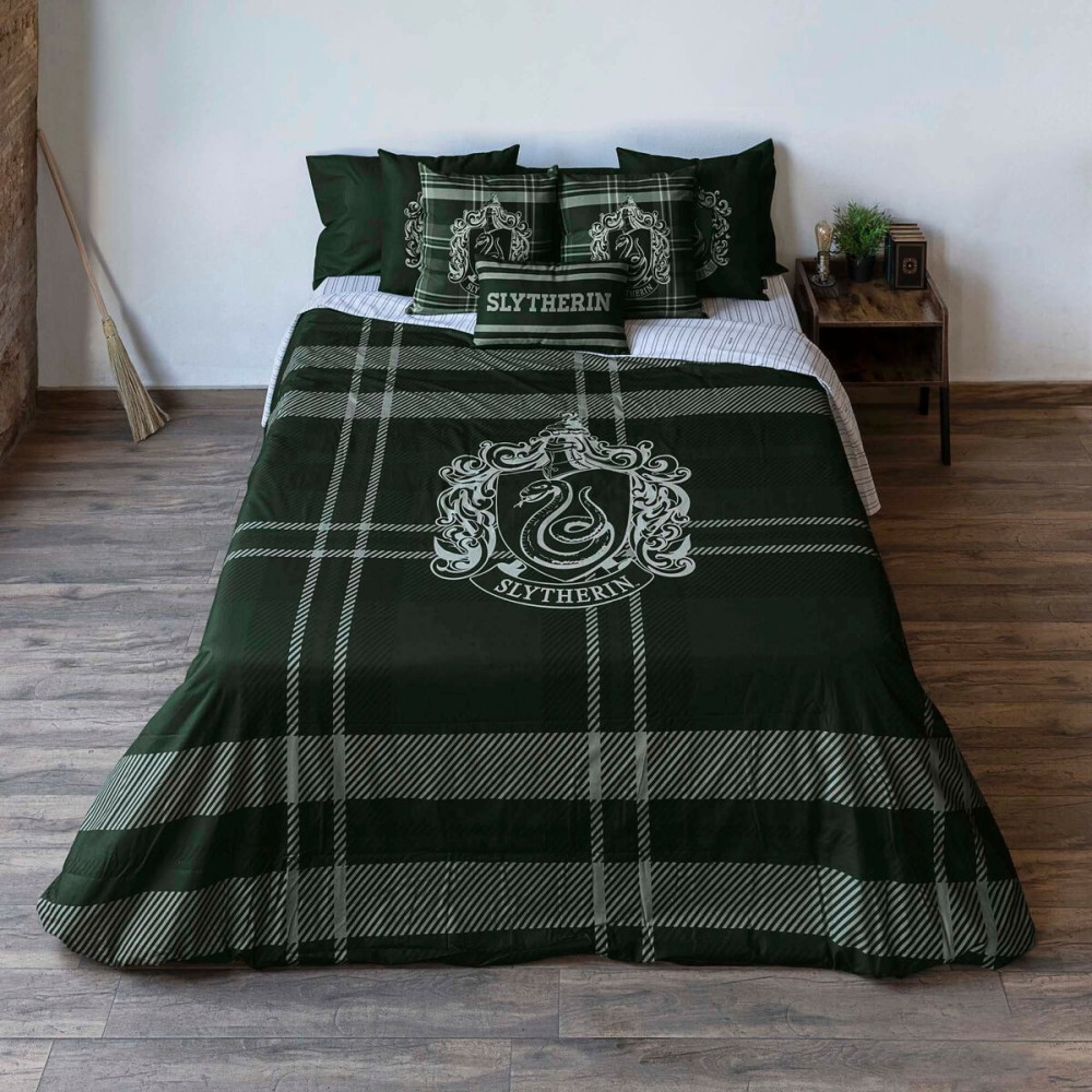 Bettdeckenbezug Harry Potter Slytherin Bunt 175 Fäden 240 x 220 cm Doppelmatratze