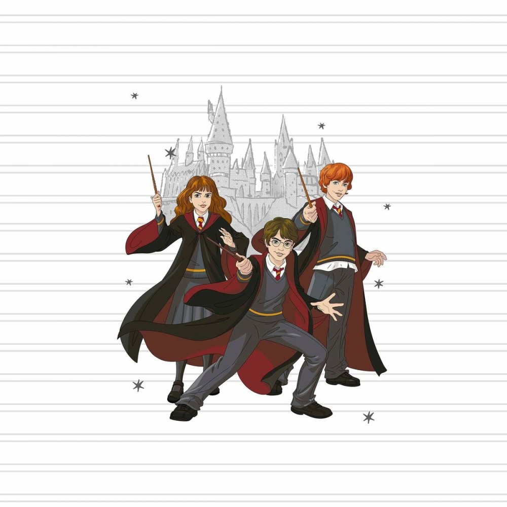 Housse de Couette Harry Potter Team Multicouleur 175 Fils 140 x 200 cm Lit 1 persone