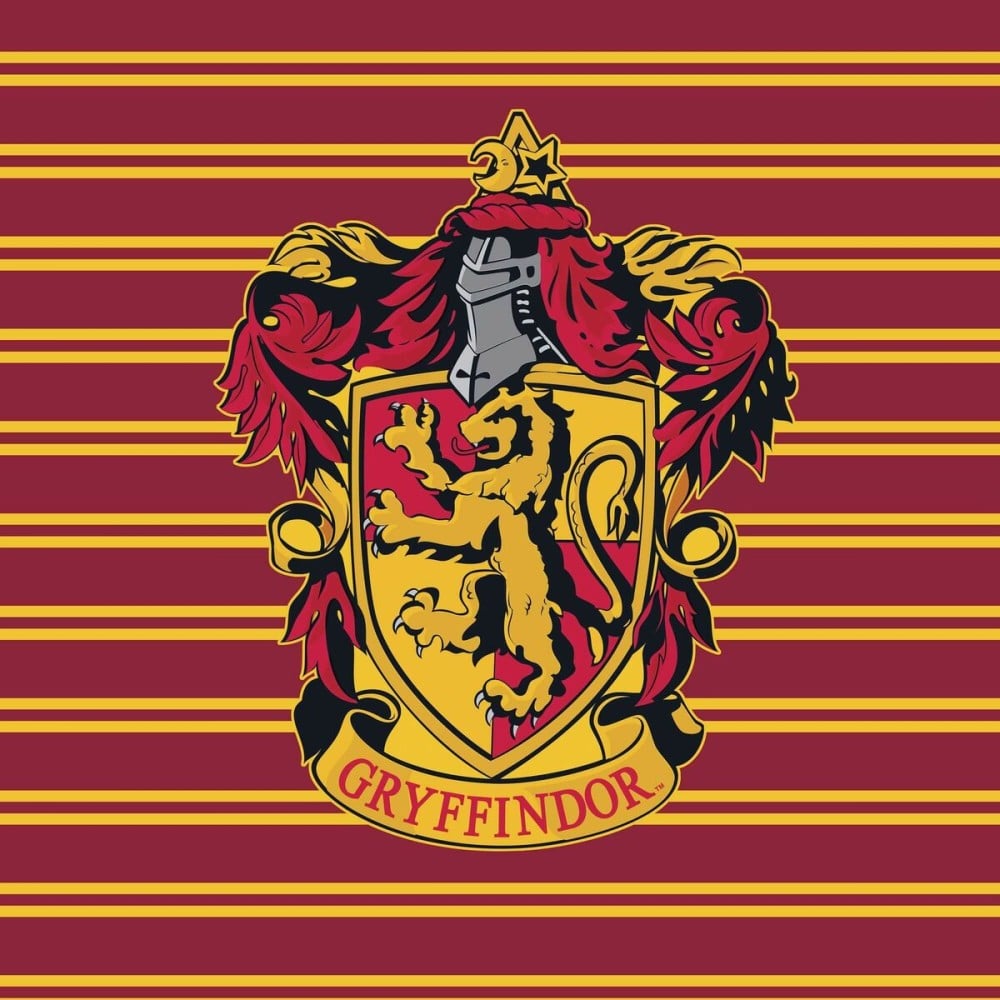 Bettdeckenbezug Harry Potter Gryffindor Shield Bunt 175 Fäden 180 x 220 cm Einzelmatratze