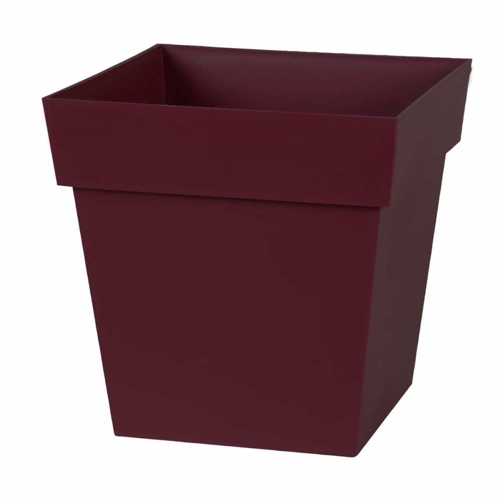 Blumentopf Ecolux Toscana Rot Burgunderrot 32 x 32 x 32 cm