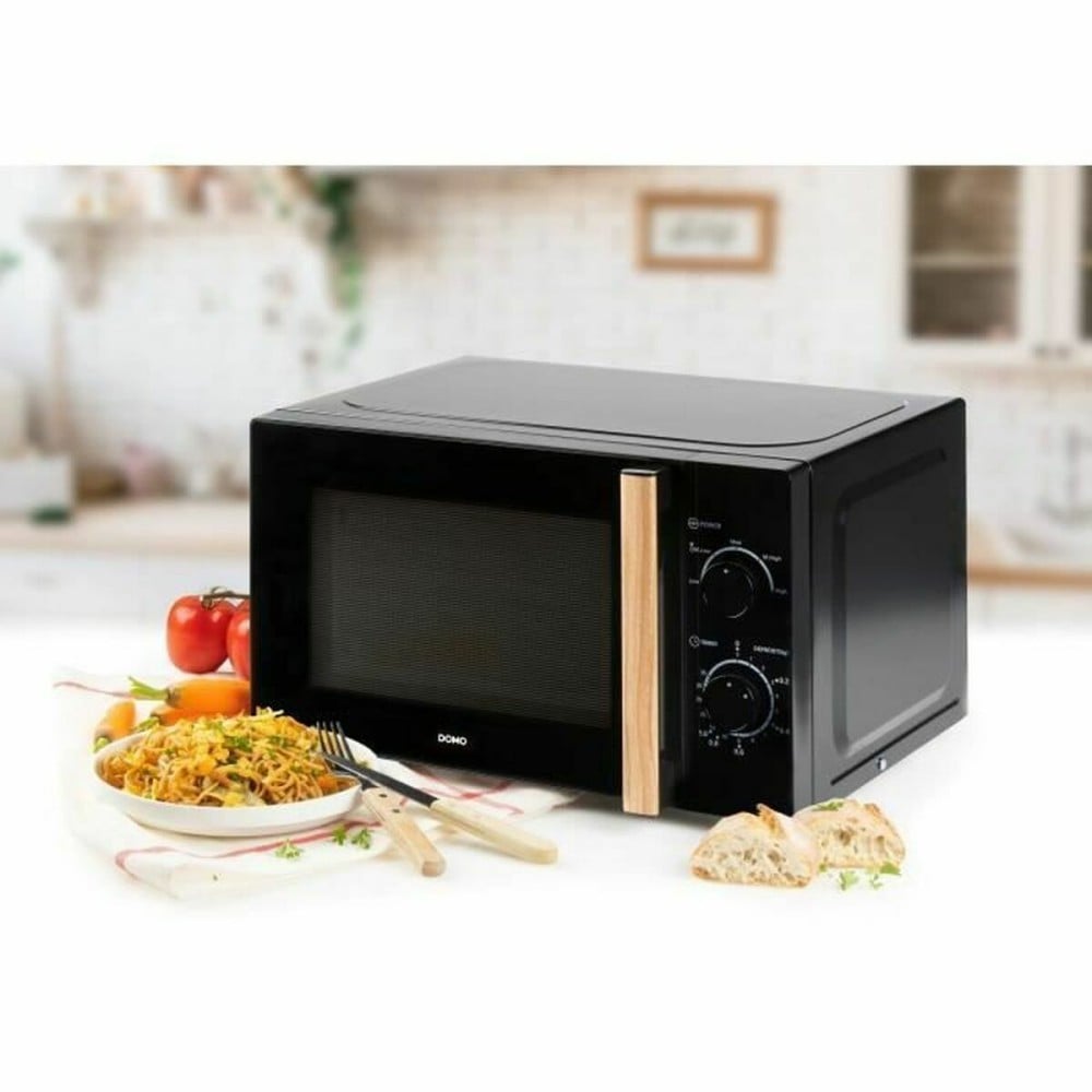 Microwave DOMO Black 700 W 20 L