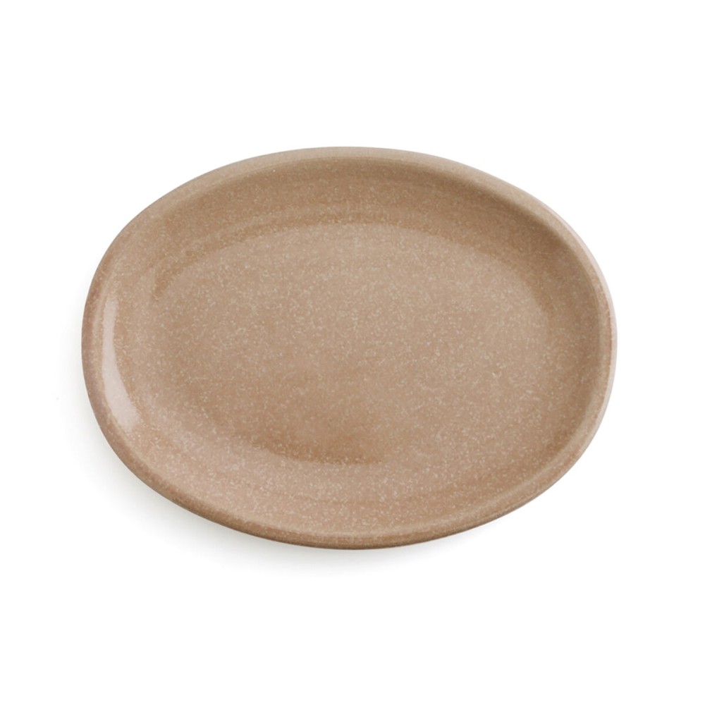 Serving Platter Anaflor Vulcano Beige Ceramic 33 x 25 cm (9Units)