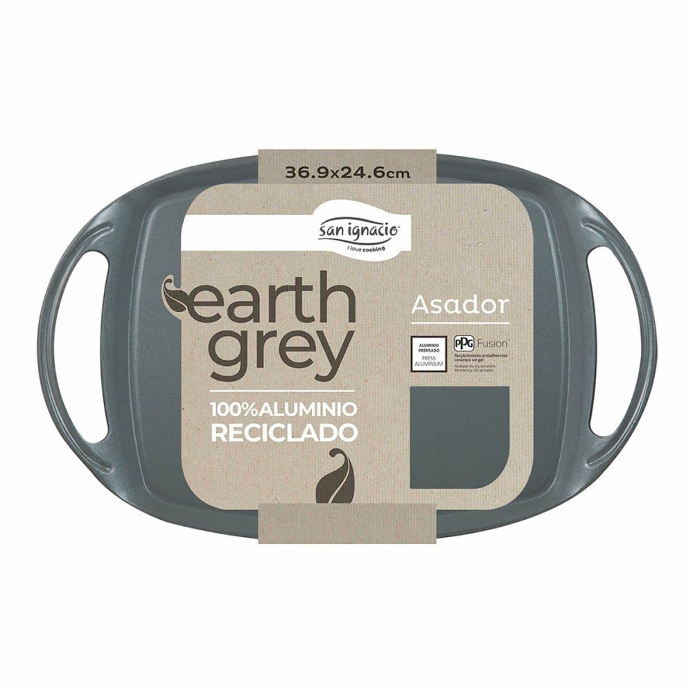 Rôtissoire San Ignacio Earth Grey SG-6755 Gris 36,9 x 24,6 cm Avec des poignées