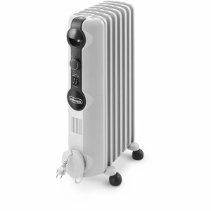 Oil-filled Radiator (7 chamber) DeLonghi Radia White Grey 1500 W