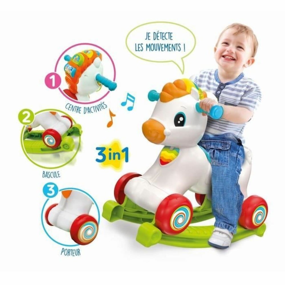 Rocking horse Clementoni Rocking horse and wheels (FR)