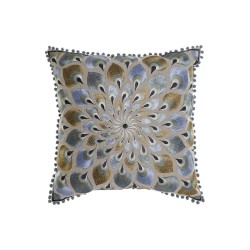 Coussin DKD Home Decor Beige Bleu (60 x 20 x 60 cm)